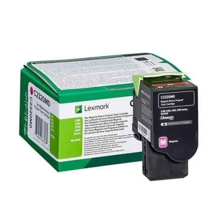 toner lexmark c2350m0 magenta return program