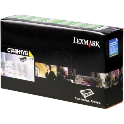 toner lexmark c748h1yg jaune 10000 pages c748