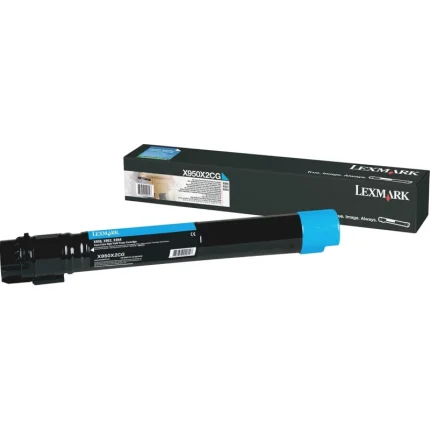 toner lexmark x950x2cg cyan très haute capacité
