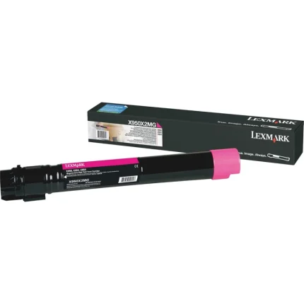 toner lexmark x950x2mg magenta très haute capacité