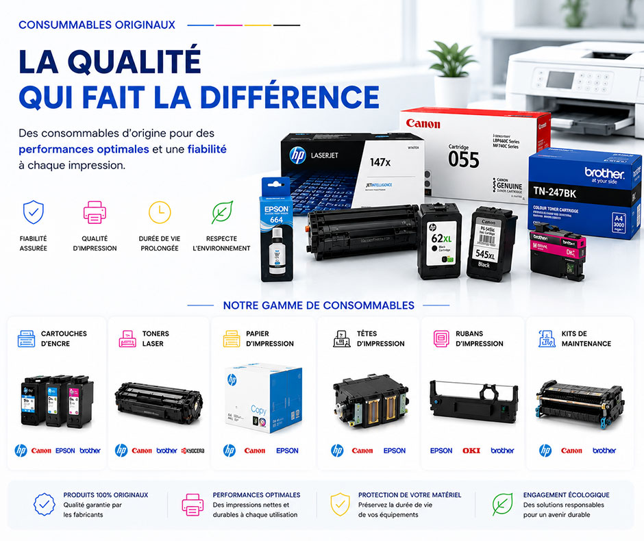 Achetez consommables au Maroc – qualité & performance au quotidien sur linksolutions ma