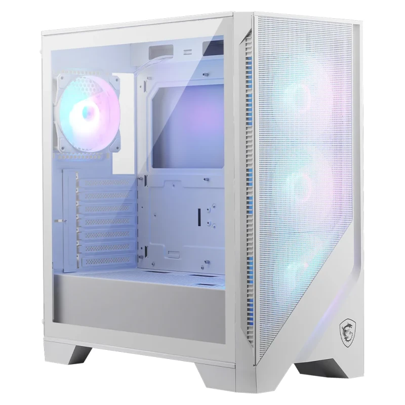 boîtier gaming msi mag forge 320r airflow white châssis rgb blanc (306 7g23w22) boîtier gaming msi mag forge 320r airflow white châssis rgb blanc (306 7g23w22)