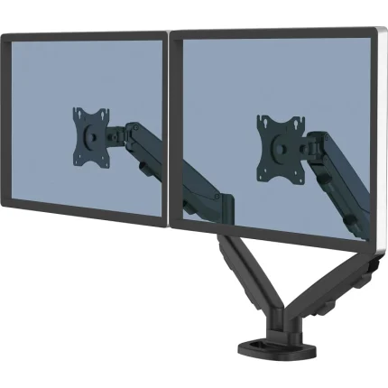 bras porte écran esi eppa dual monitor arm 9683401 noir (f9683401)