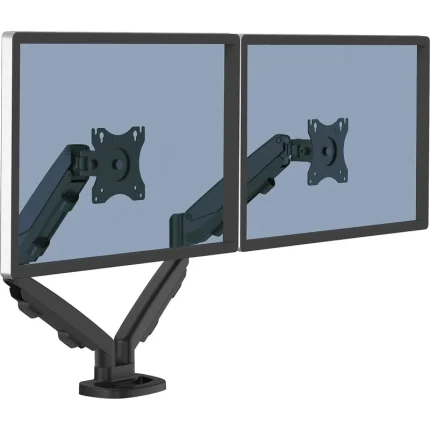 bras porte écran esi eppa dual monitor arm 9683401 noir (f9683401)