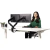 bras porte écran esi eppa dual monitor arm 9683401 noir (f9683401)