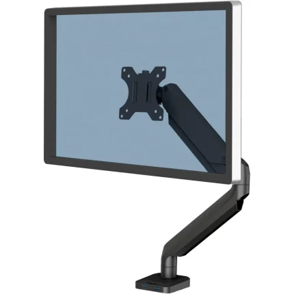 bras porte écran fellowes platinum 8043301 noir support moniteur réglable (f8043301)