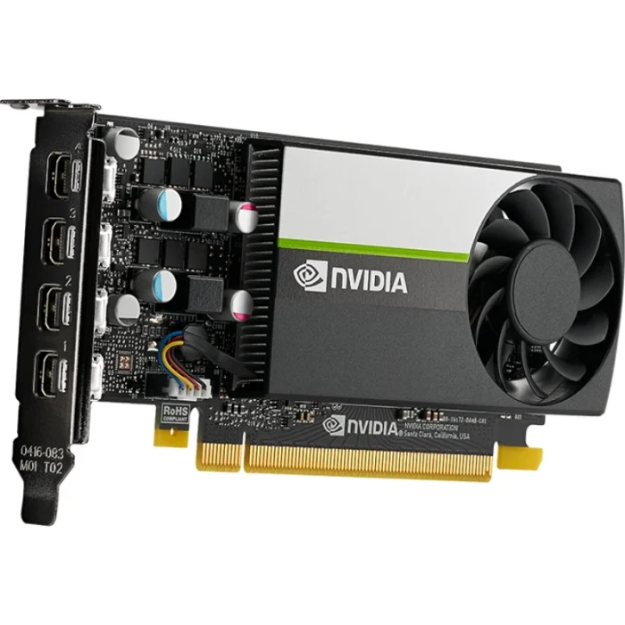carte graphique pny nvidia t1000 8 go pcie 4.0 (vcnt1000 8gb)