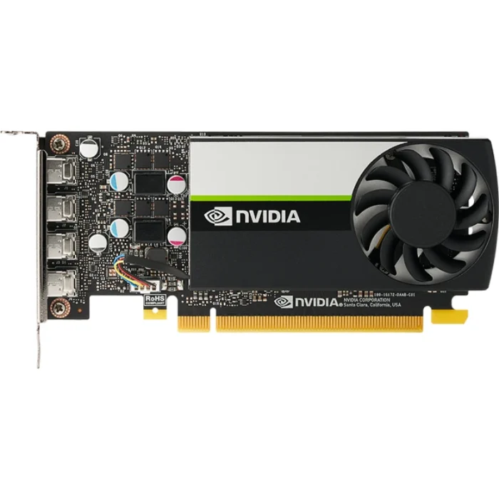 carte graphique pny nvidia t1000 8 go pcie 4.0 (vcnt1000 8gb)