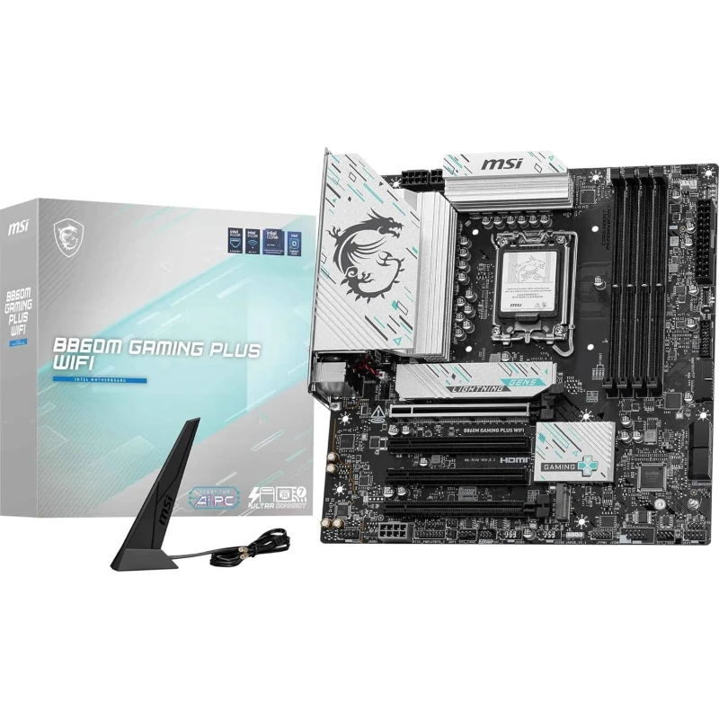 carte mère msi b860m gaming plus wifi intel lga1851 (911 7e42 003) carte mère msi b860m gaming plus wifi intel lga1851 (911 7e42 003)