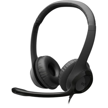 casque usb c logitech h390 noir filaire (981 001576)