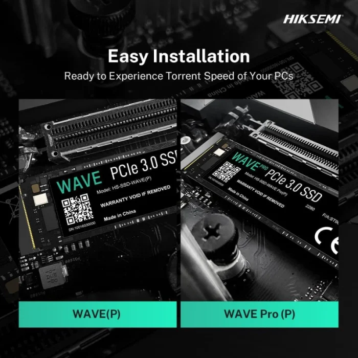 disque dur ssd nvme hiksemi wave p 1to m.2 pcie gen3 (hs ssd wave p 1t)