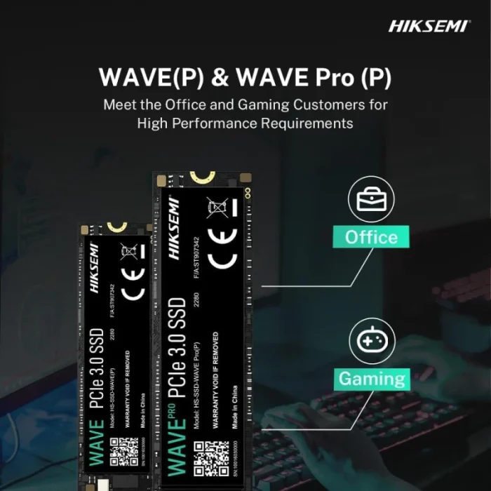 disque dur ssd nvme hiksemi wave p 512go m.2 pcie gen3 (hs ssd wave p 512g)