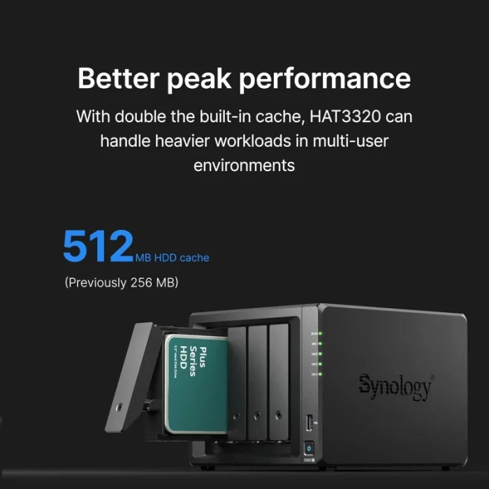 disque dur synology plus hat3320 8to sata 3.5″ 7200 tr/min (hat3320 8t)