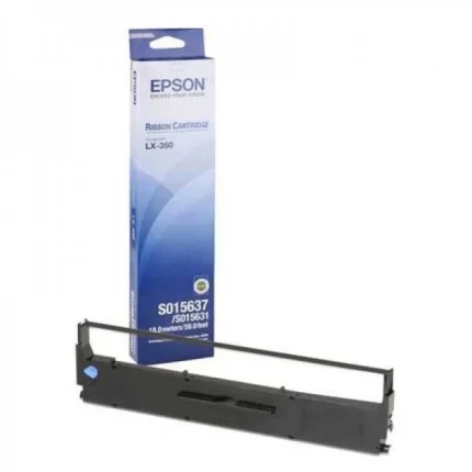 epson c13s015637ba sidm noir ribbon for lx 350/lx 300/+/+ii