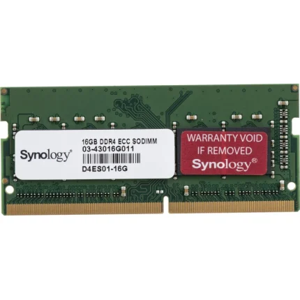 mémoire ram synology 16go ecc ddr4 sodimm pour nas synology (d4es01 16g)