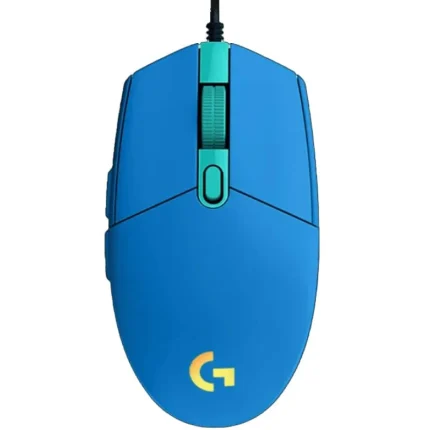 souris gaming logitech g102 lightsync bleue usb (910 005801)