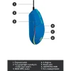 souris gaming logitech g102 lightsync bleue usb (910 005801)