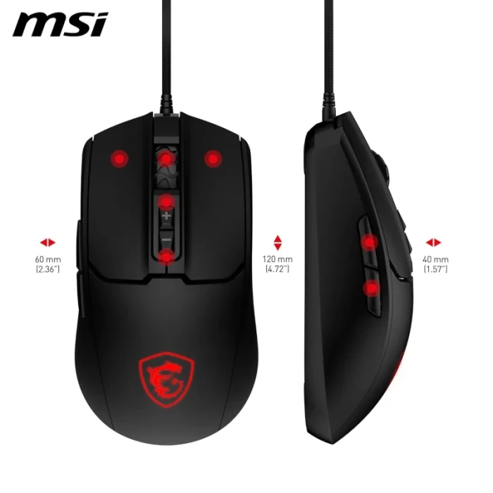 souris gaming msi forge gm100 usb (s12 0402310)