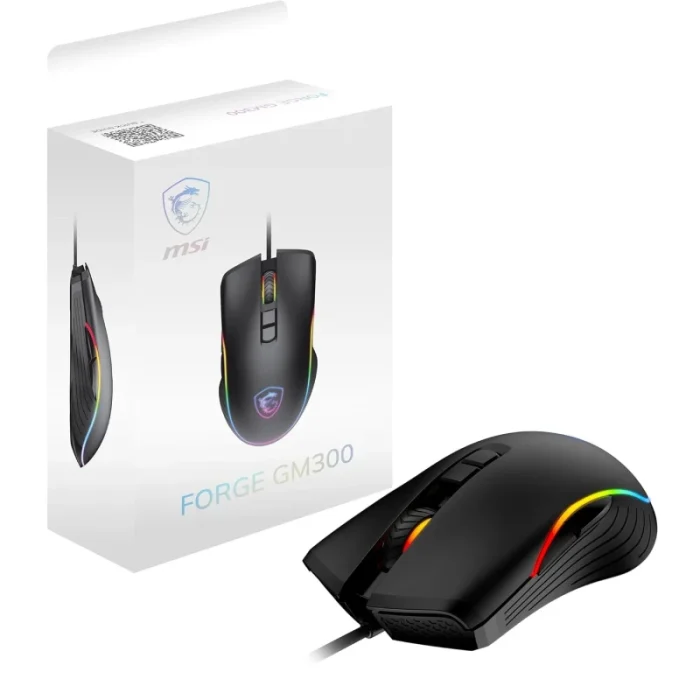 souris gaming msi forge gm300 rgb usb (s12 0402300)