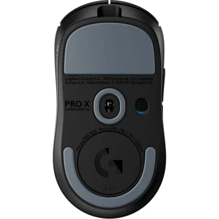 souris gaming sans fil logitech pro x superlight 2c noire (910 007532)