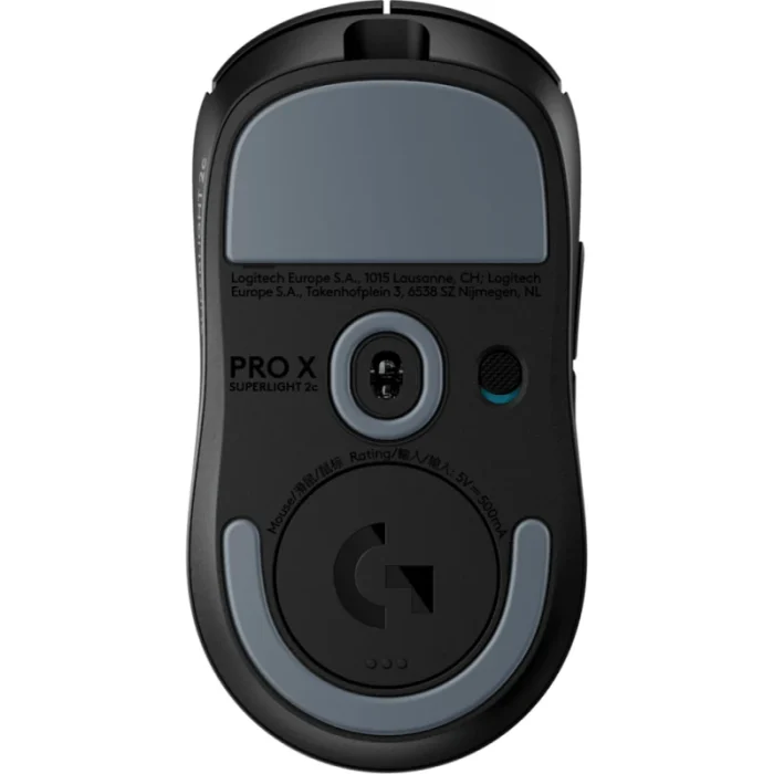 souris gaming sans fil logitech pro x superlight 2c noire (910 007532)