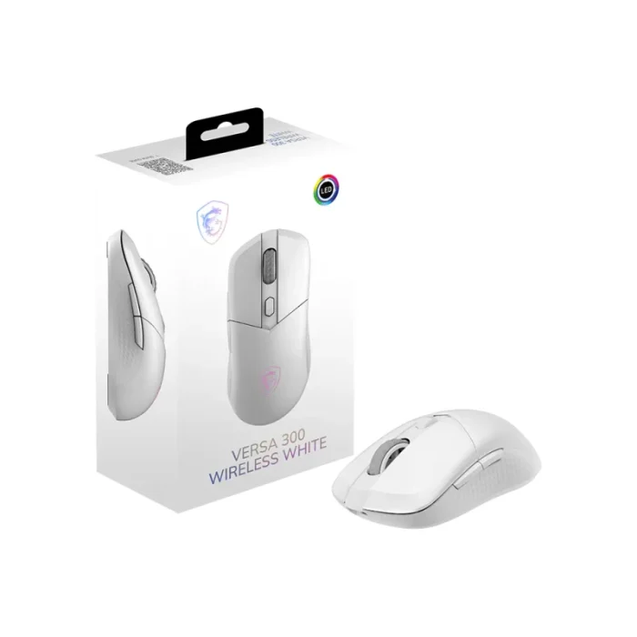 souris gaming sans fil msi versa 300w blanche (s12 4301440)