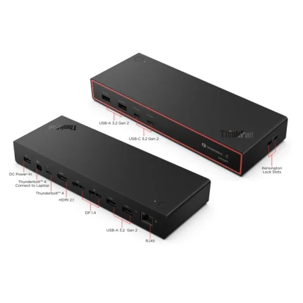 station d’accueil lenovo thinkpad thunderbolt 4 smart dock gen 2 (40be0135eu)