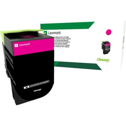 toner lexmark 70c80m0 magenta cartouche laser couleur 1000 pages