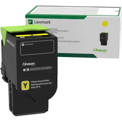 toner lexmark 75m5xy0 jaune originale haute capacité 11700 pages