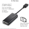 adaptateur usb c vers hdmi hp hdmi 2.0 (2pc54aa)