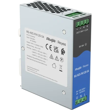 alimentation ruijie reyee 120 w pour switch rg nis2100 (rg nis pa120 54)