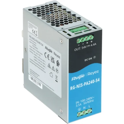 alimentation ruijie reyee 240 w pour switch rg nis2100 (rg nis pa240 54)