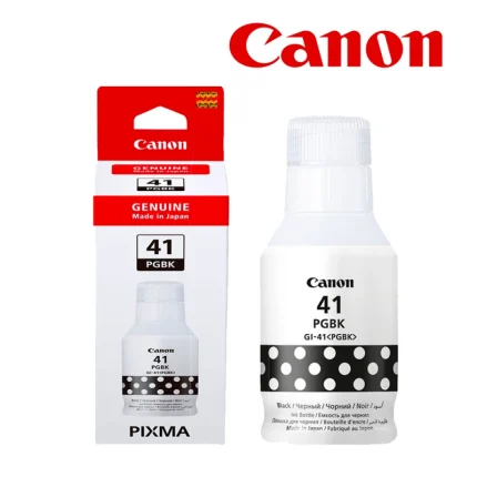 bouteille d'encre canon gi 41 pgbk noir originale pour imprimante pixma (4528c001ab)