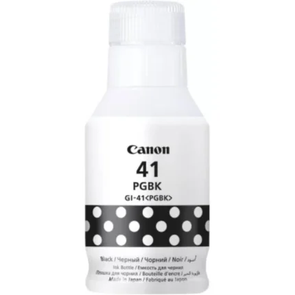 bouteille d'encre canon gi 41 pgbk noir originale pour imprimante pixma (4528c001ab)