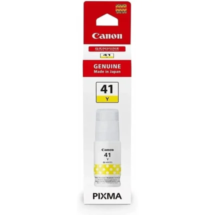bouteille d'encre canon gi 41 y jaune originale (4545c001ab)