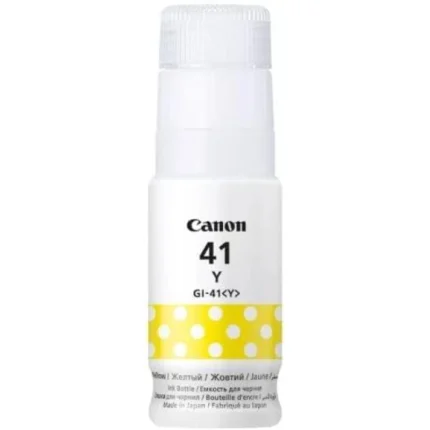 bouteille d'encre canon gi 41 y jaune originale (4545c001ab)
