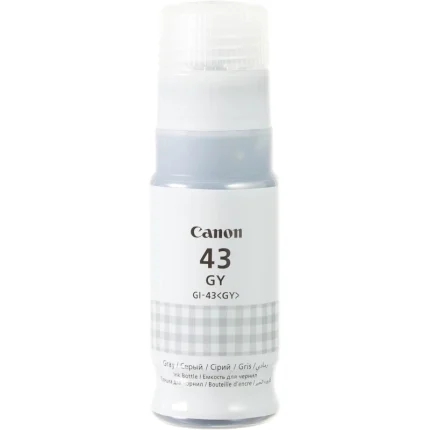 bouteille d'encre canon gi 43 gris originale (4707c001ab)