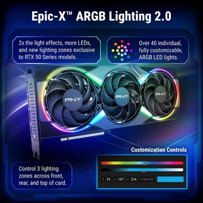 carte graphique pny geforce rtx 5060 ti 8go (vcg5060t8tfxxpb1 o)