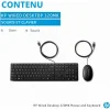 clavier et souris filaires hp wired desktop 320mk (9sr36aa)