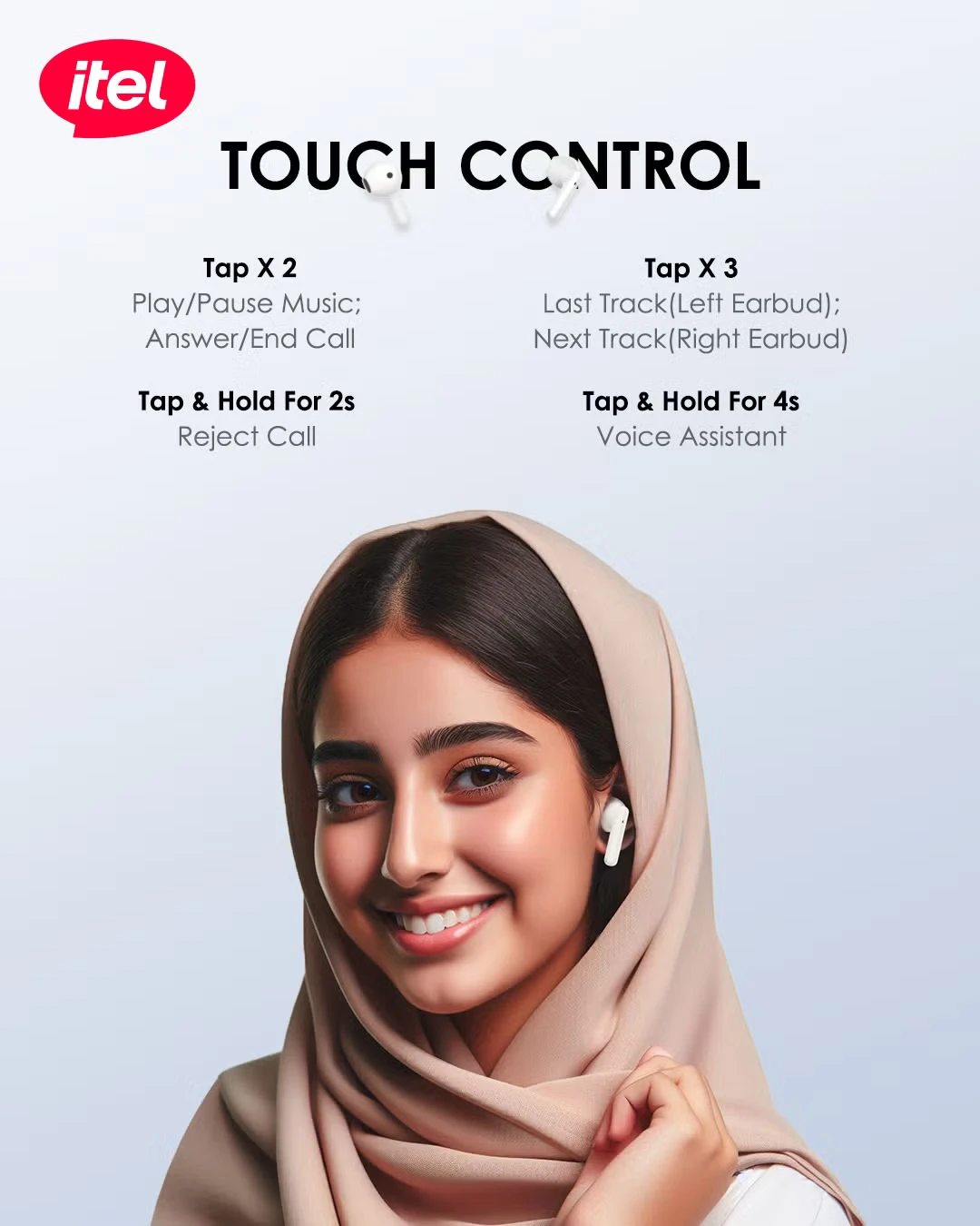 ecouteurs bluetooth itel sahara s10 sans fil blanc noir rose.avif links solutions
