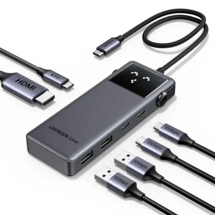 hub usb c ugreen 6 en 1 adaptateur multiports (35998)