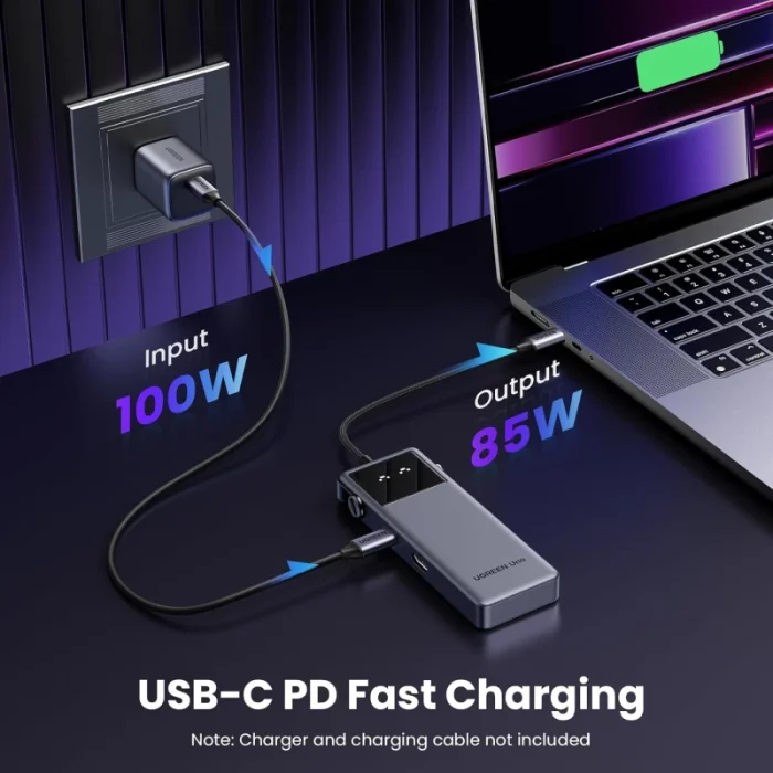 hub usb c ugreen 6 en 1 adaptateur multiports (35998)