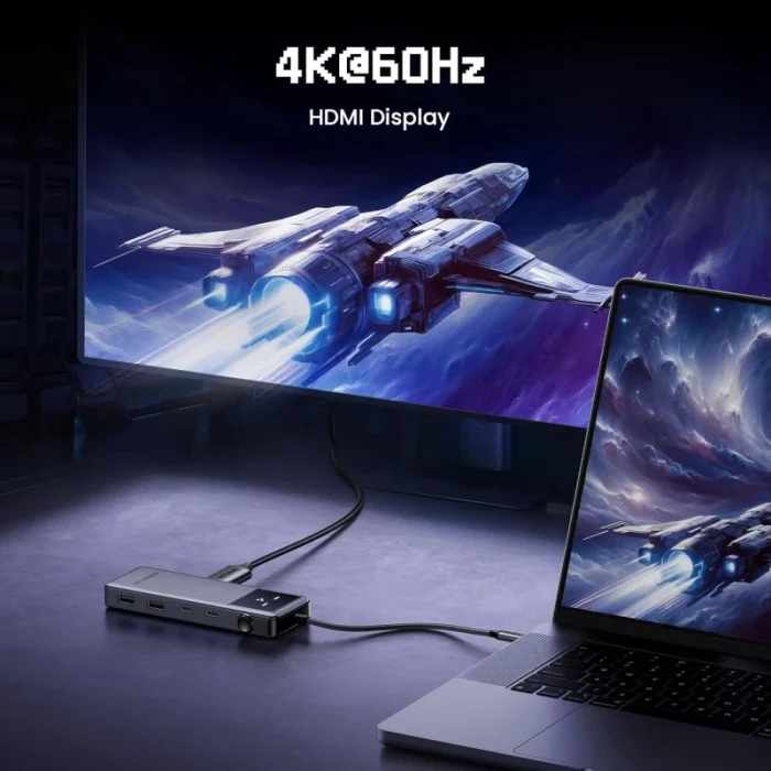 hub usb c ugreen 6 en 1 adaptateur multiports (35998)