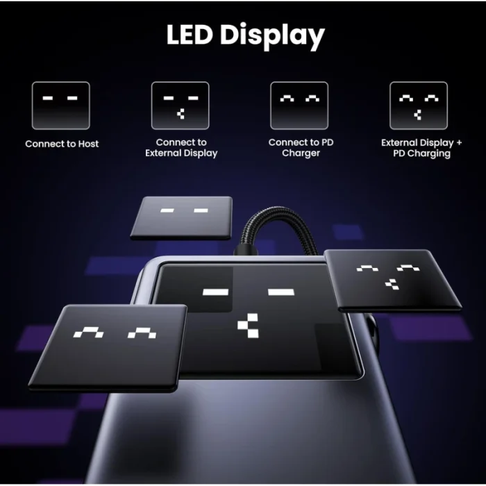 hub usb c ugreen 6 en 1 adaptateur multiports (35998)
