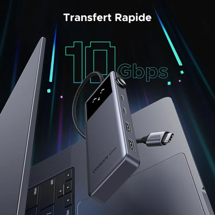 hub usb c ugreen 6 en 1 adaptateur multiports (35998)