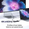 hub usb c ugreen 6 en 1 adaptateur multiports (35998)
