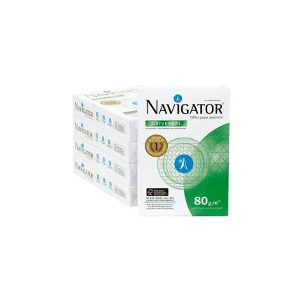 lot de 5 ramettes papier navigator a3 blanc 80 g/m² 500 feuilles