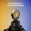 microphone hyperx procast micro gamer pour streaming et podcast (699z0aa)