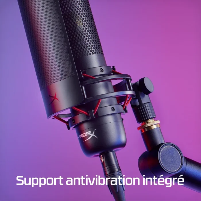 microphone hyperx procast micro gamer pour streaming et podcast (699z0aa)