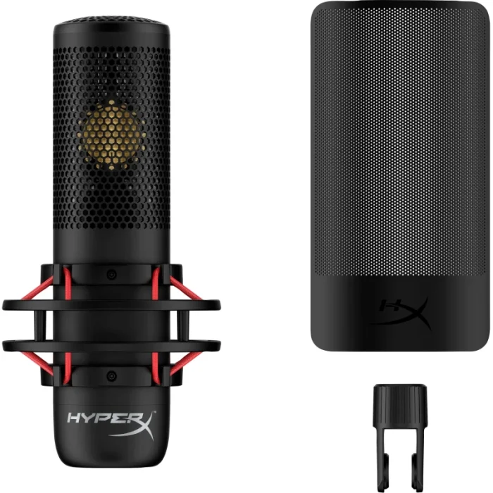 microphone hyperx procast micro gamer pour streaming et podcast (699z0aa)